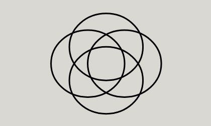 Immagine evocativa dei cerchi di ikigai